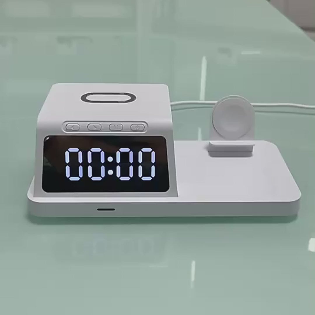 Four-in-one Clock Wireless Charger Fast Charger